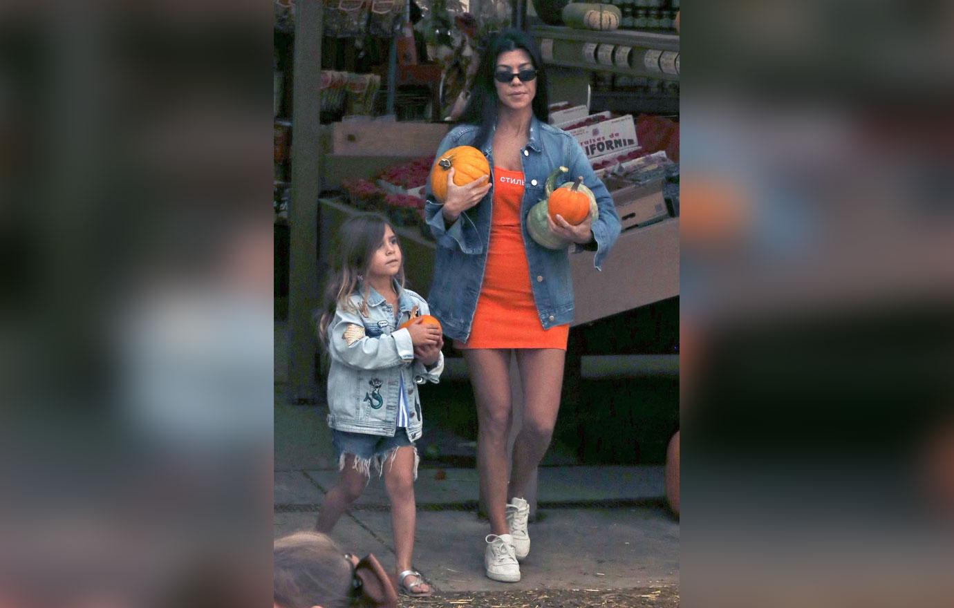 Kourtney kardashian pumpkin patch