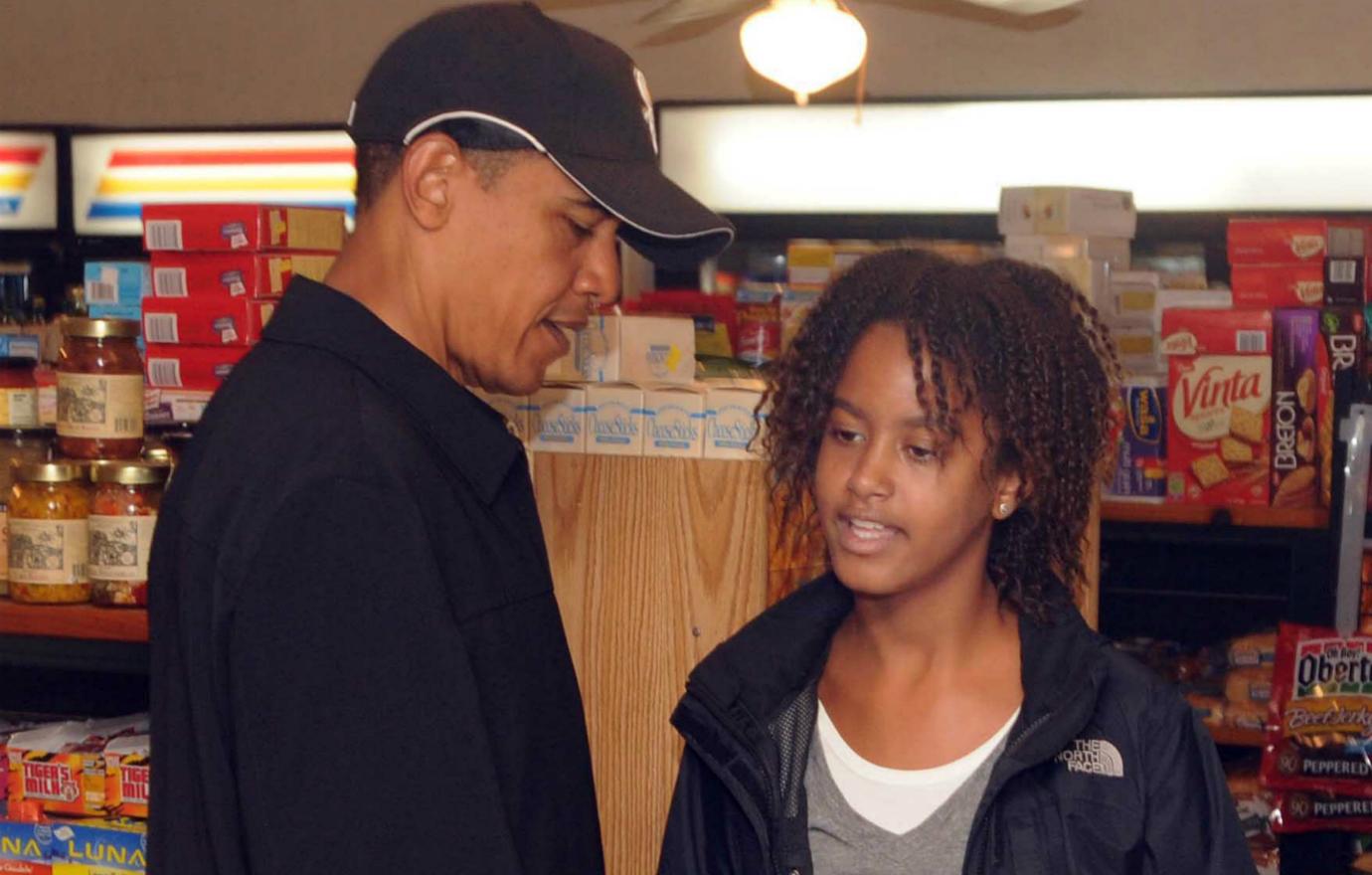 Malia reportedly does her best to keep her dad, "cool."