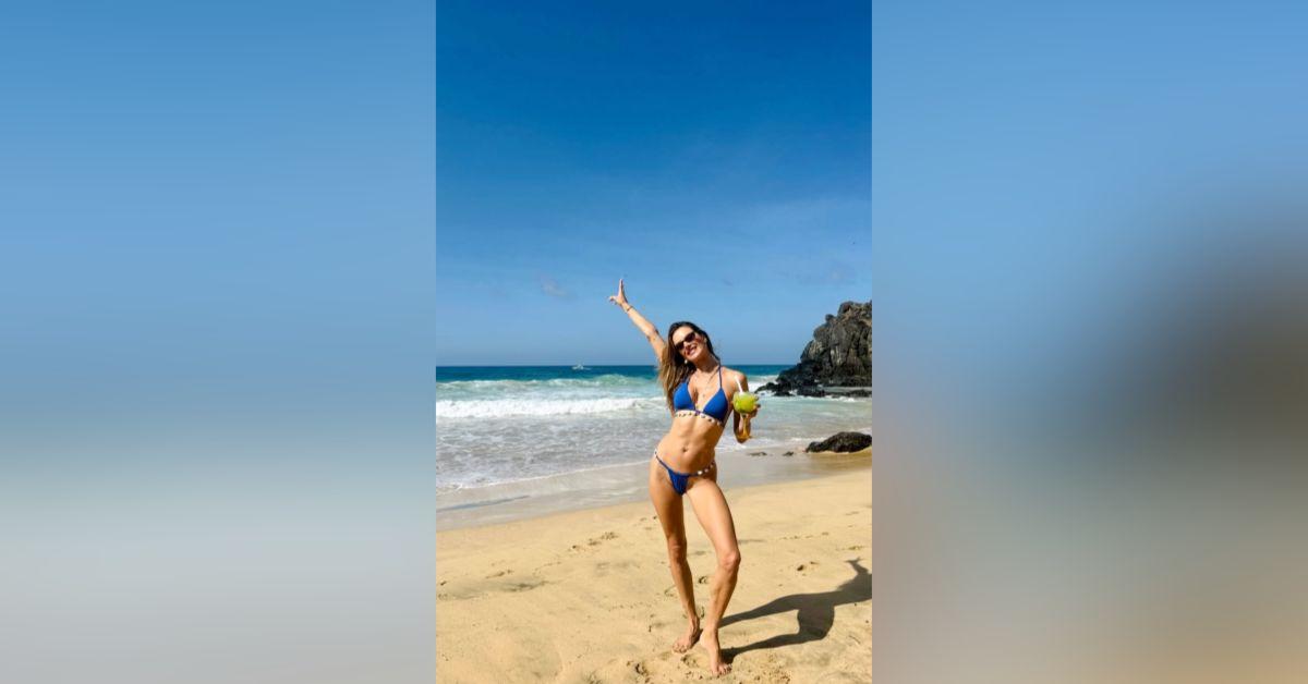 Image of Alessandra Ambrosio is currently dating Buck Palmer.