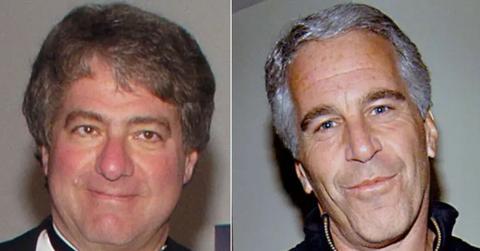 Images of Leon Black and Jeffrey Epstein