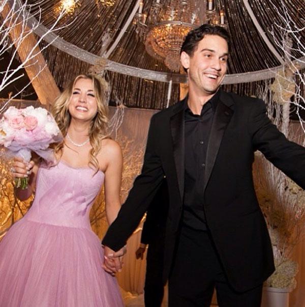 Kaley cuoco married new years eve