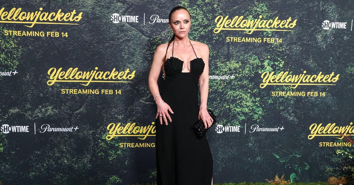 christina ricci cleavage display yellowjackets premiere photos