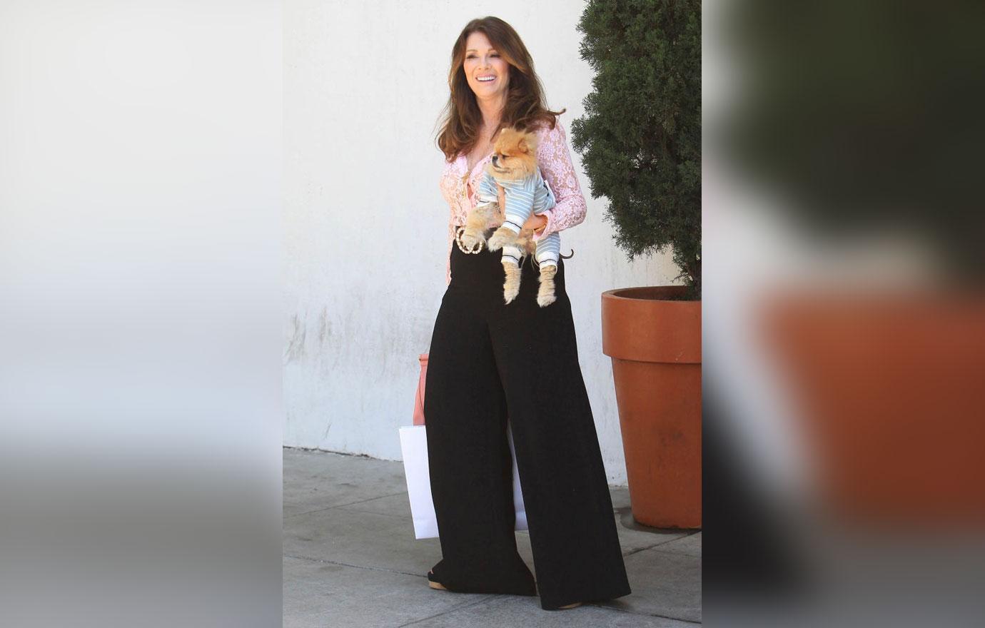 Lisa Vanderpump With Dog 'RHOBH' Exit