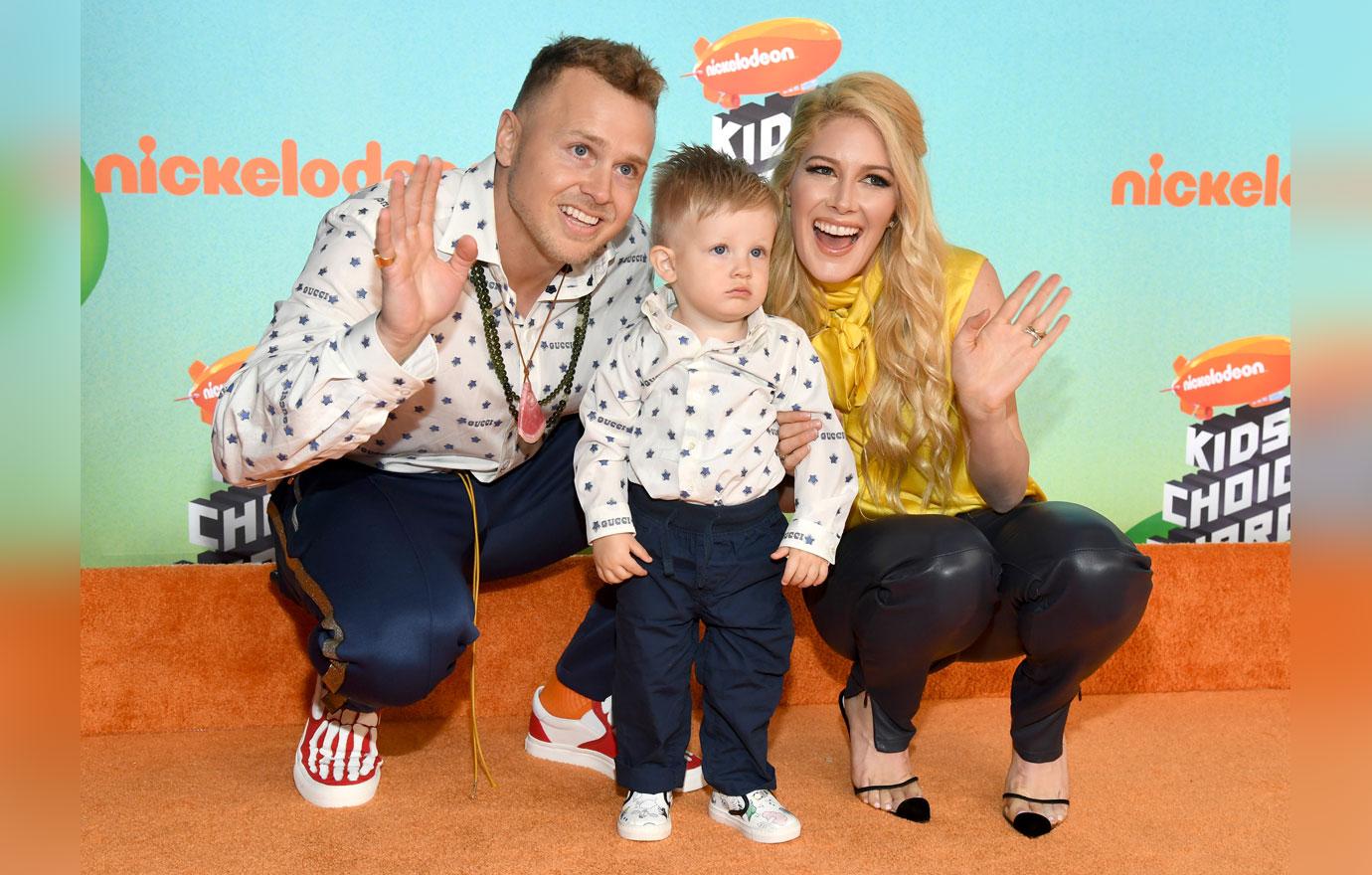 Spencer And His Son Gunner Dress Alike At The Kids' Choice Awards