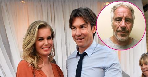 Composite Photo of Rebecca Romijn and Jerry O'Connell with Jeffrey Epstein