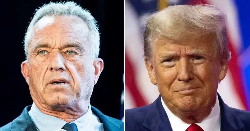 Composite photo of Robert F. Kennedy Jr. and Donald Trump