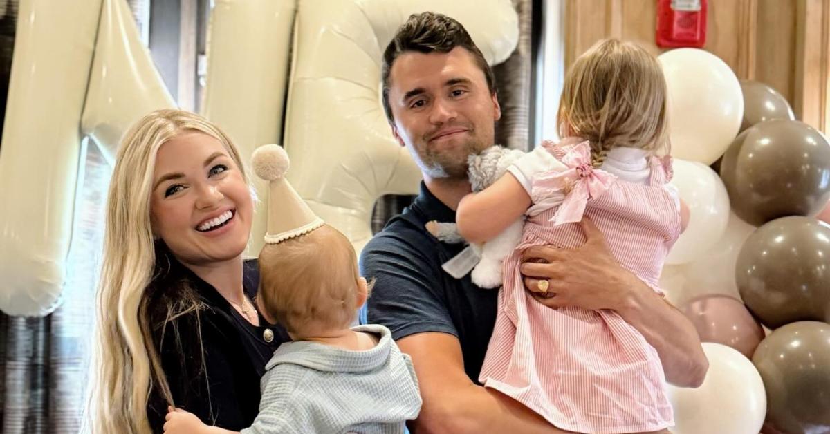 Image of Charlie and Erika Kirk married in 2021 and share two children.
