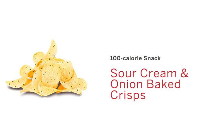 Slim fast sour cream onion crisps