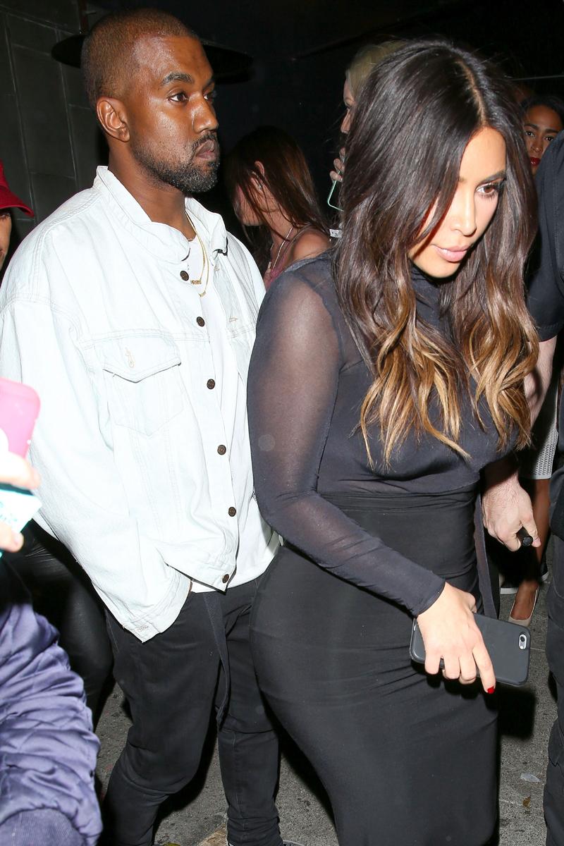 Kim and Kourtney Kardashian join Kanye West at Warwick after Bieber&#8217;s concert &#8211; Part 2