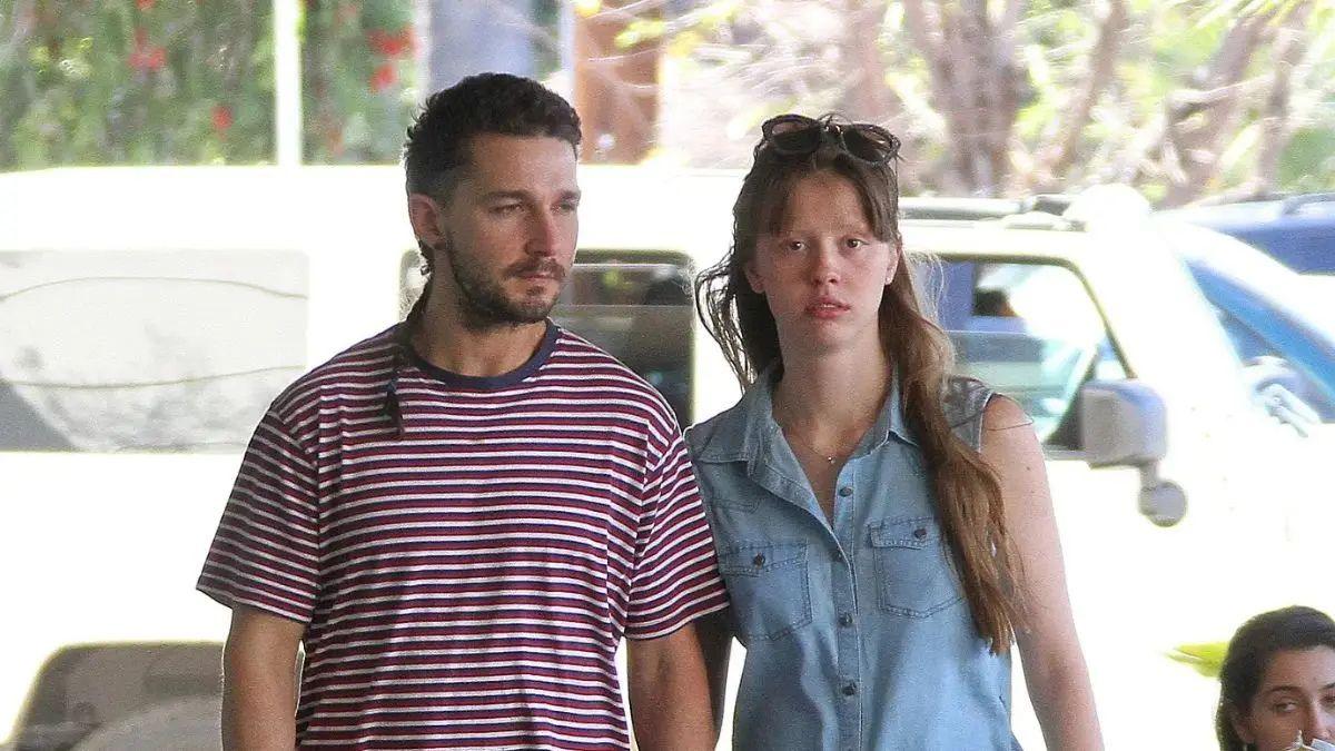 Photo of Shia LaBeouf and Mia Goth got back together after separating in 2018.
