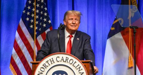 donald trump sweating profusely