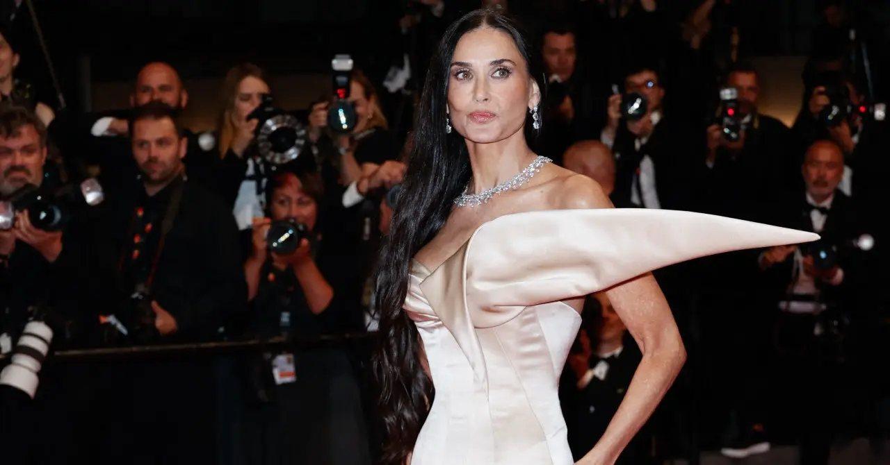 demi moore almost quit acting  before the substance