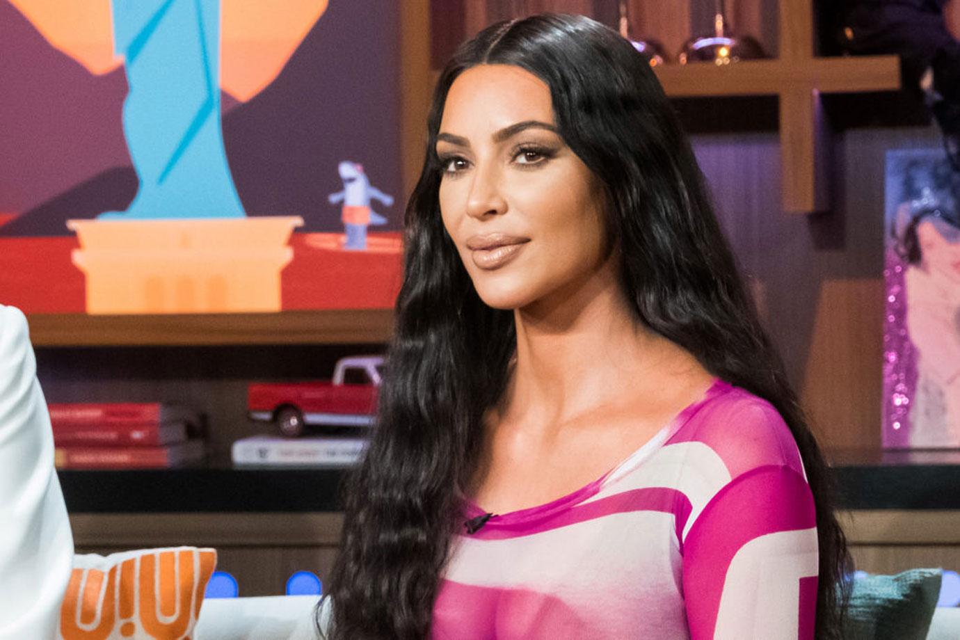 Kim Kardashian Appears On 'Watch What Happens Live'