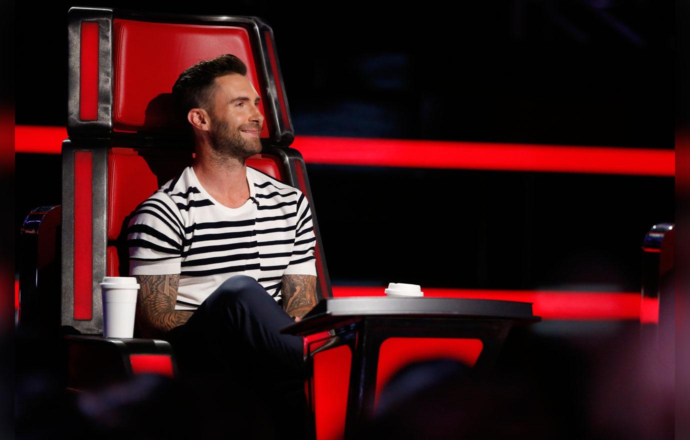 Adam levine blake shelton fight dad the voice 3