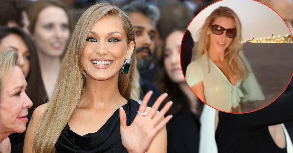 image of Bella Hadid flaunted her body in a new clip.