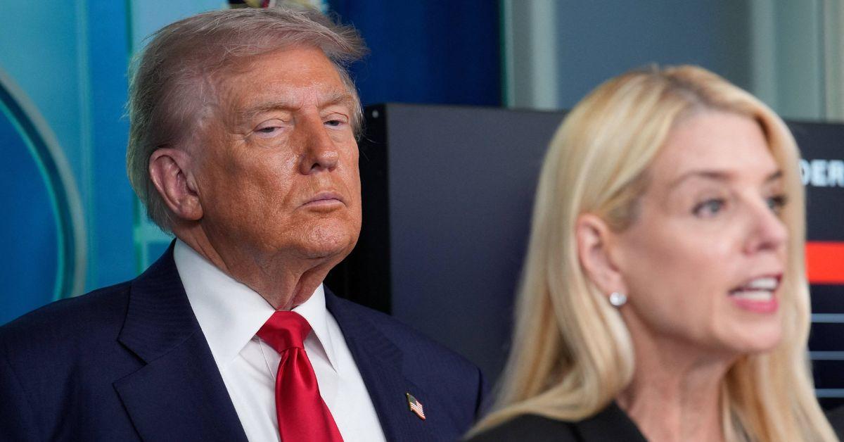 photo of Donald Trump and Pam Bondi