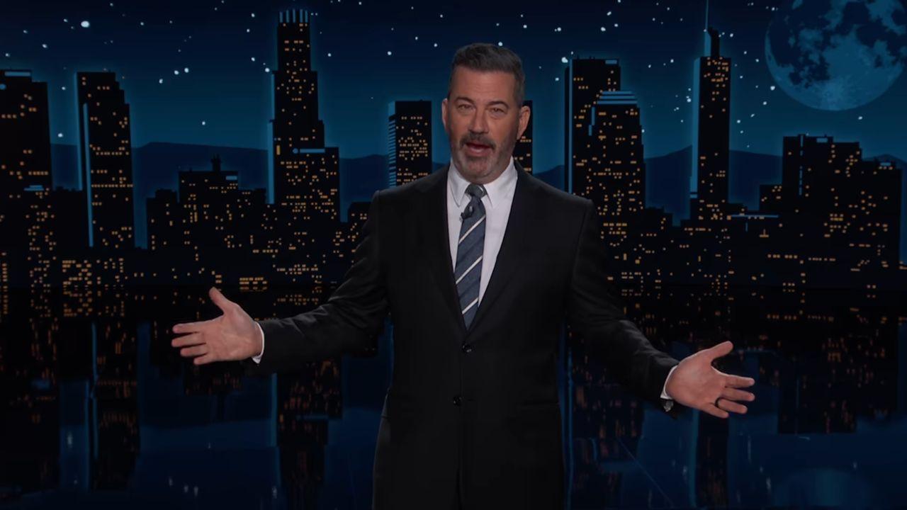 image of Kimmel joked about Trump offering to help Russia amid a suspected plague outbreak.