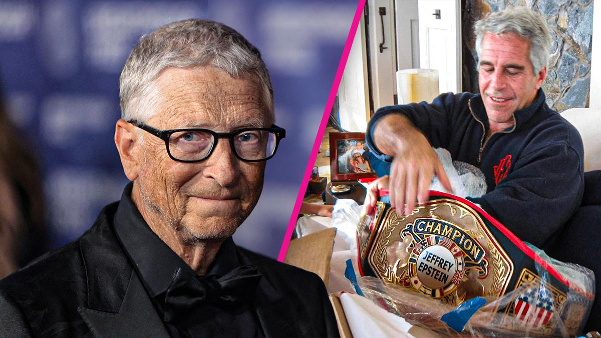 Composite photo of Bill Gates and Jeffrey Epstein.