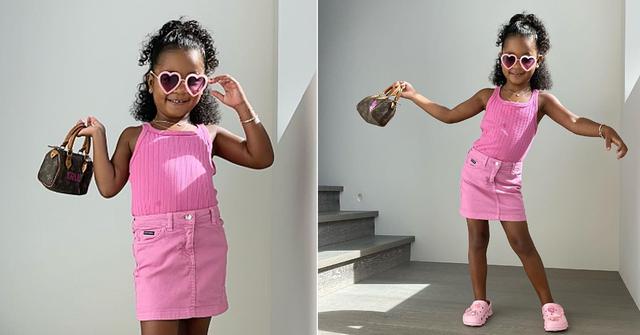 khloe kardashians true tristan thompson pink outfit shop feature