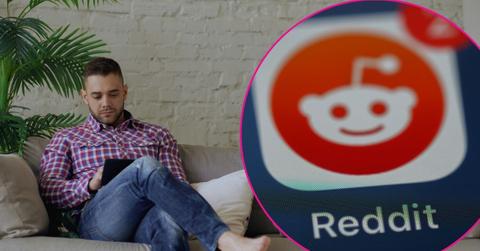 Photo of man and Reddit logo