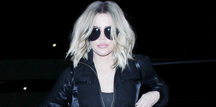 Khloe Kardashian spotted departing from LAX