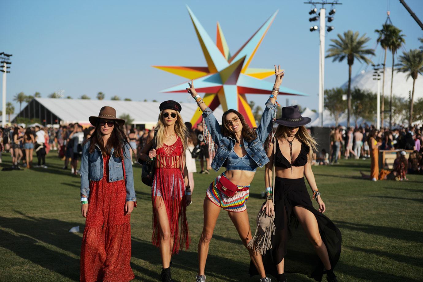 Street Style and Celebrity Sightings During Coachella Festival