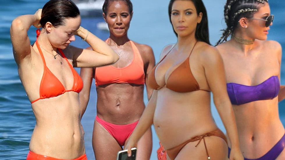 Top ten celebrity bikini bodies 2015