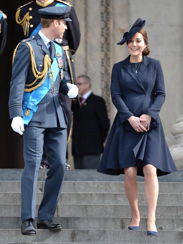 Pregnant kate middleton prince william st paul cathedral 001