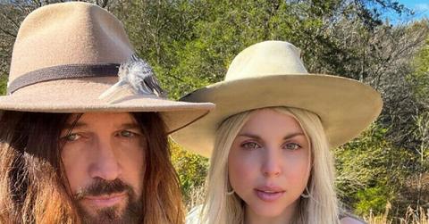 Composite photo of Firerose and Billy Ray Cyrus.