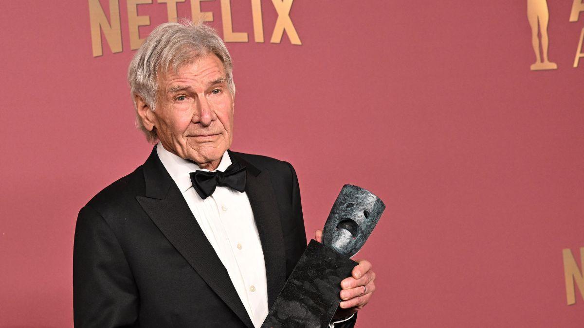 Image of Harrison Ford found a sense of belonging after enrolling in a drama course.