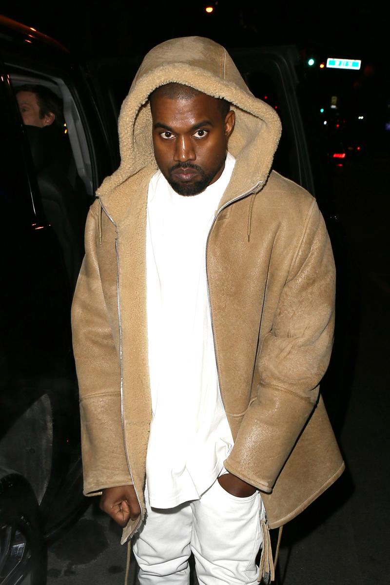 Kanye treats his lovely lady Kim to dinner on Valentine&#8217;s Day