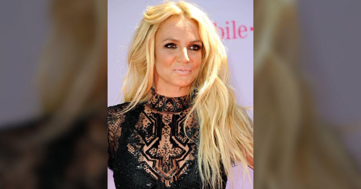 image of Britney Spears was seen leaving a wine bar in Los Angeles.