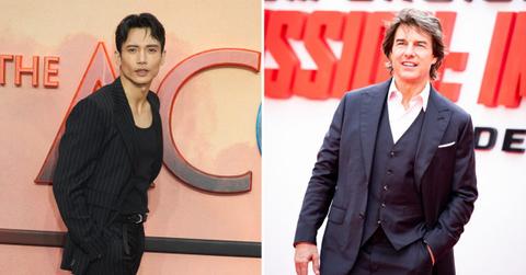 Composite photo of Manny Jacinto and Tom Cruise