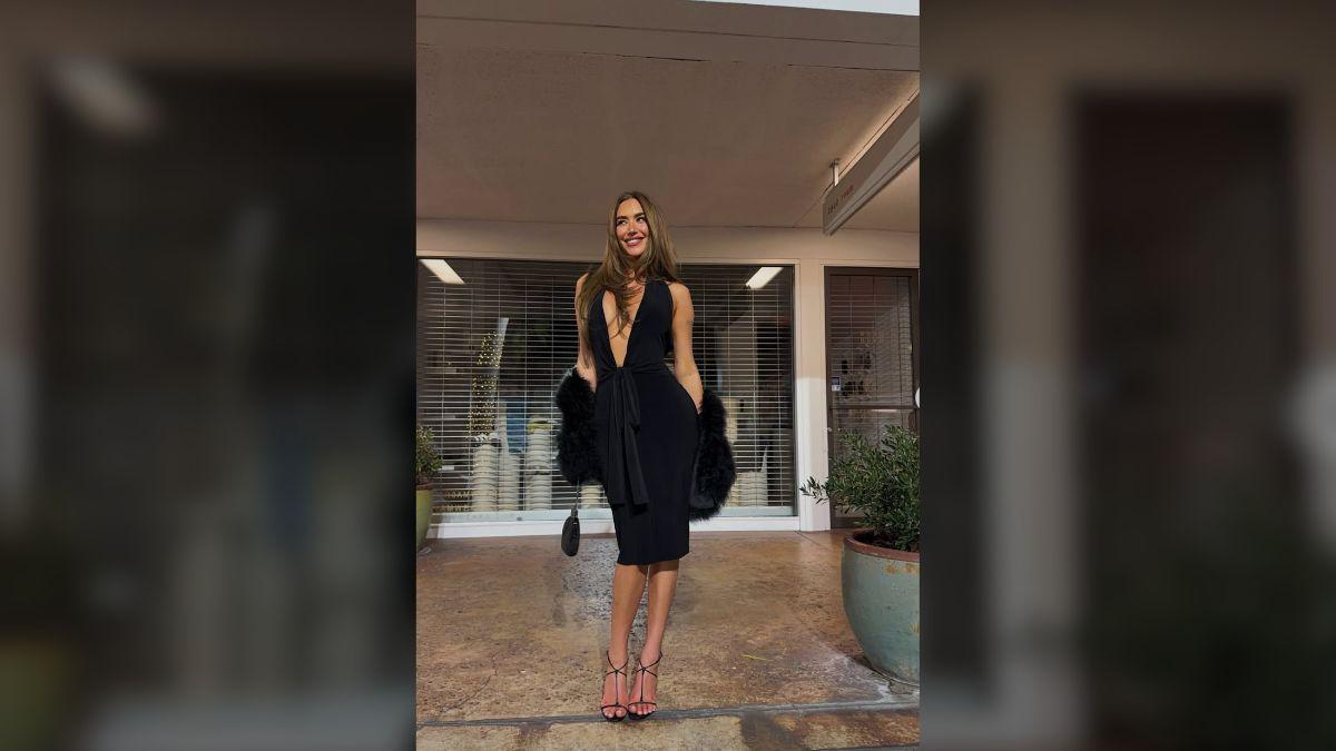 Image of Stassie Karanikolaou enjoyed a girls' night out.