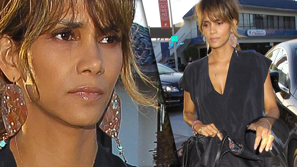 Somber halle berry with ring at craig divorce rumors