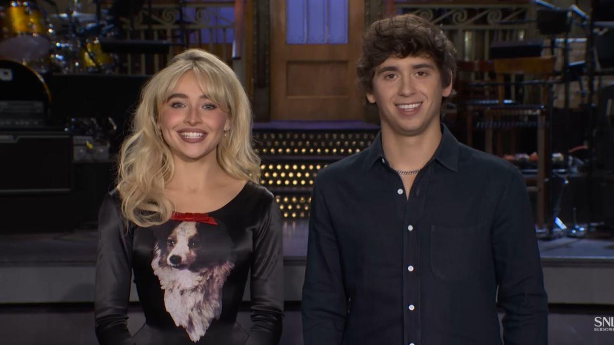 image of Marcello Hernández and Sabrina Carpenter have performed together on 'Saturday Night Live.'