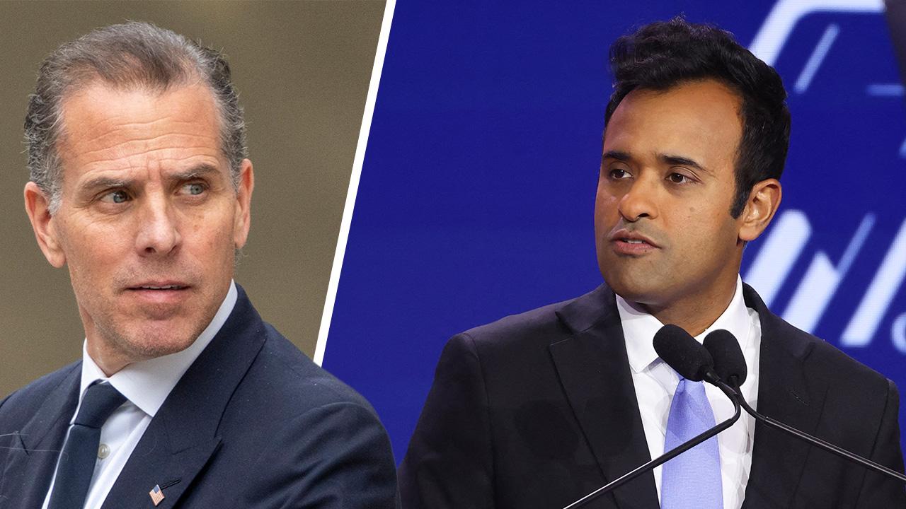 Image of Hunter Biden and Vivek Ramaswamy