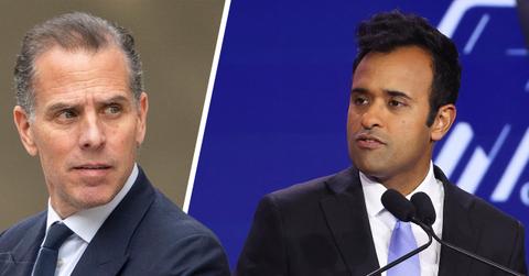 Image of Hunter Biden and Vivek Ramaswamy