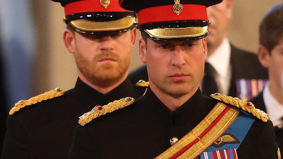 Photo of Princes Harry and William.