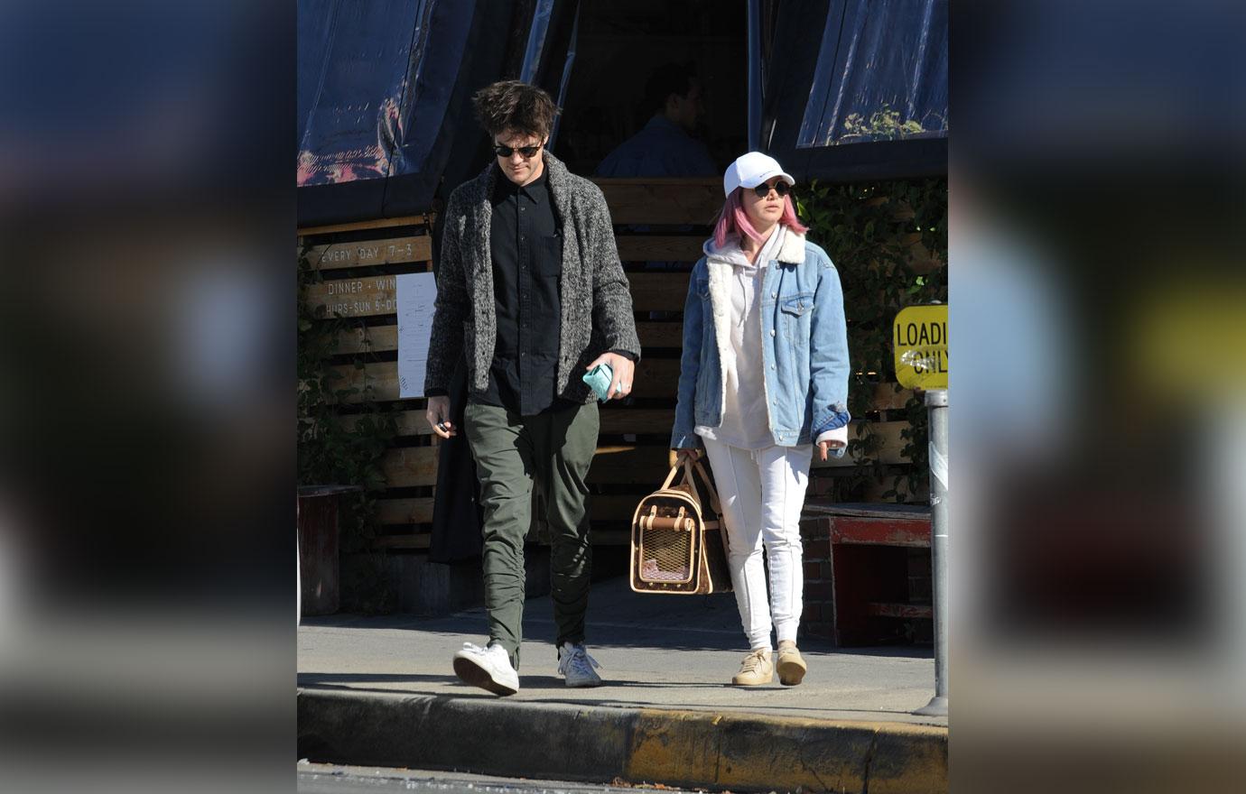 EXCLUSIVE: Ashley Tisdale and husband Christopher French at All Time eatery