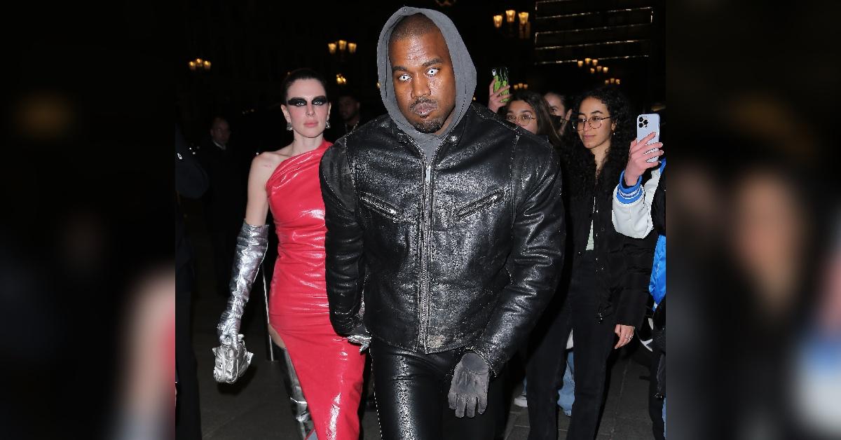 kanye west julia fox flaunt pda birthday bash