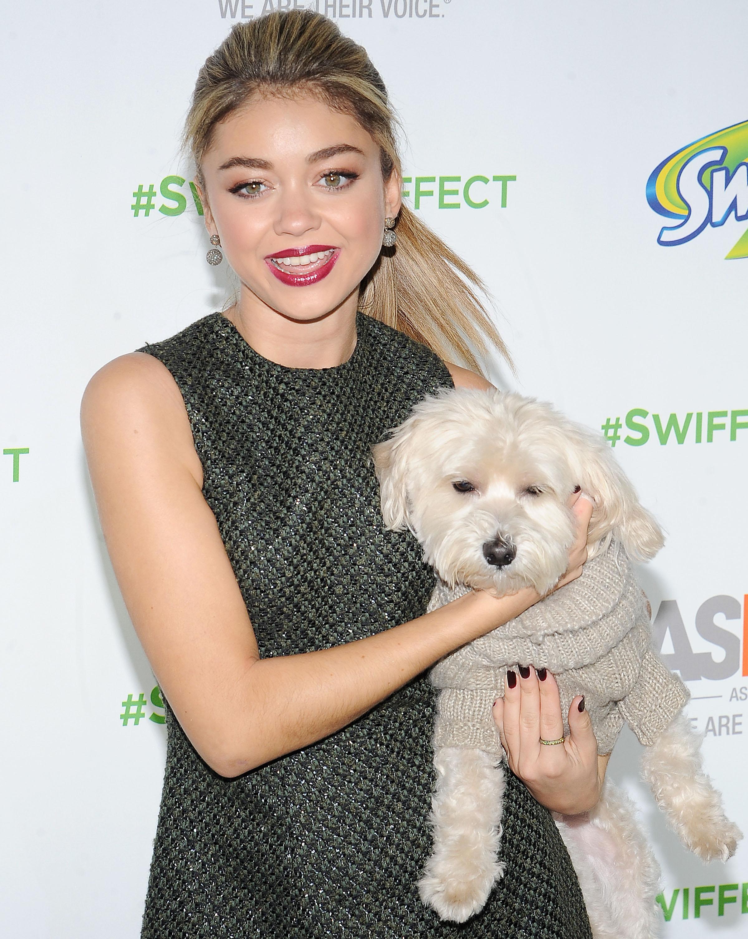 ASPCA Event hosted by Sarah Hyland and her Dog Barkley Bixby***NO DAILY MAIL SALES****