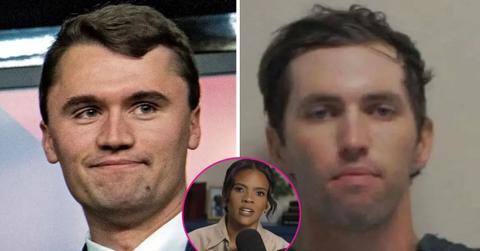 composite photo of charlie kirk, tyler robinson and candace owens