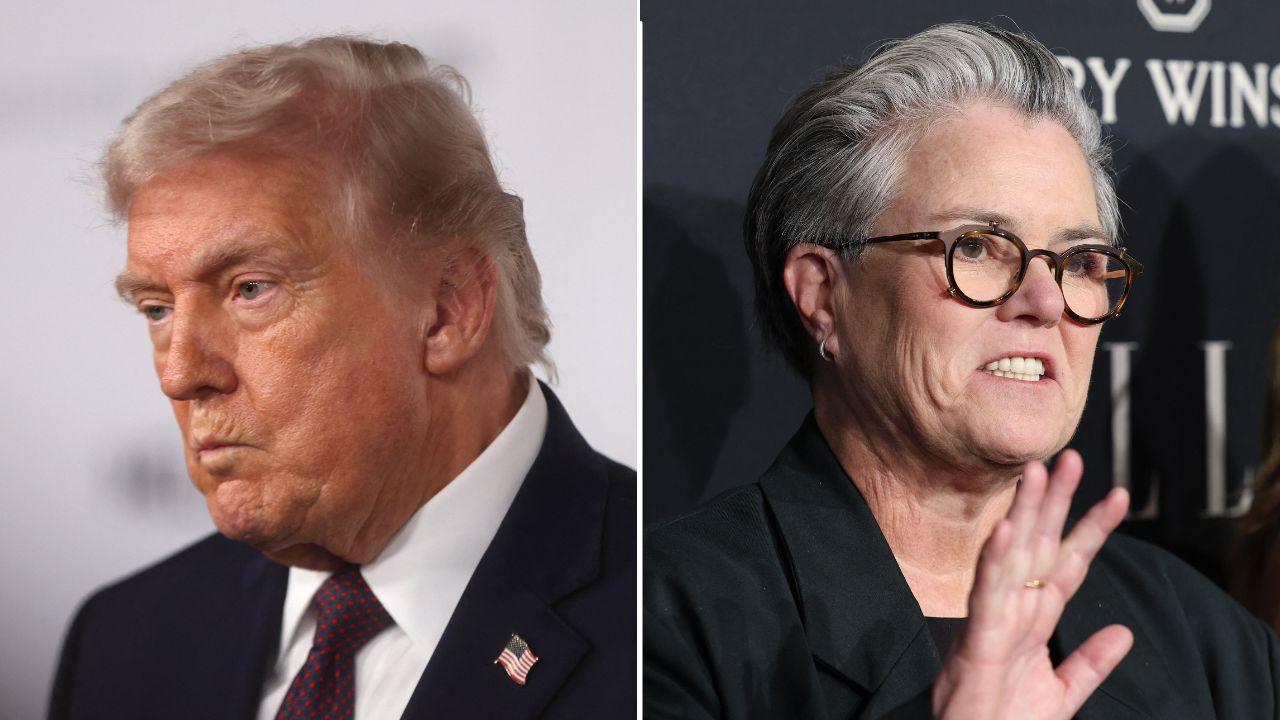 Image of Rosie O’Donnell criticized Donald Trump over his immigration policies.