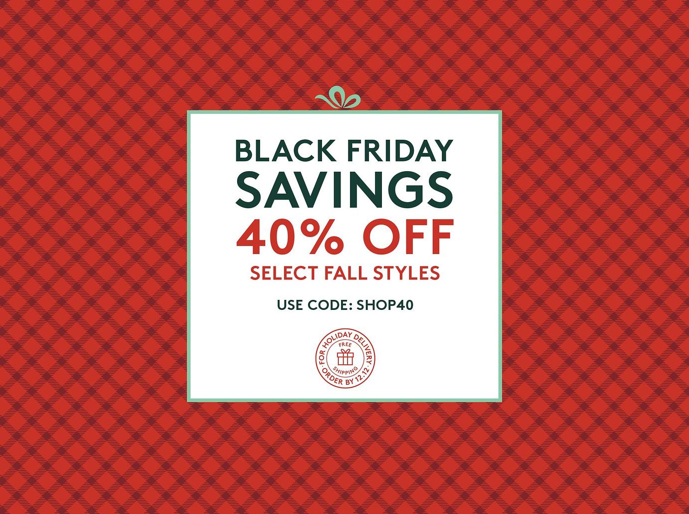 black friday sales deals savings holiday shop