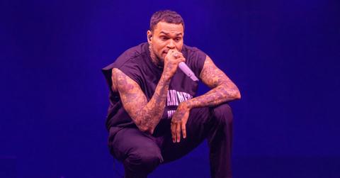 chris brown concert malfunciton screams security guard video