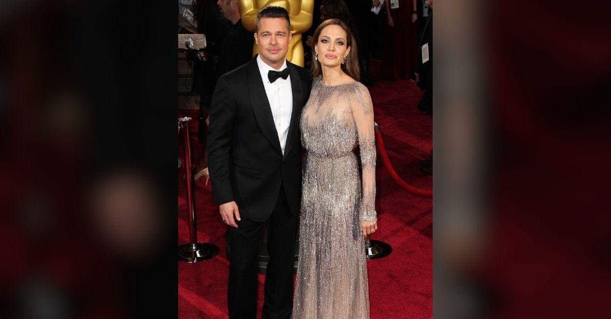 Photo of Jolie and Pitt married in 2014.