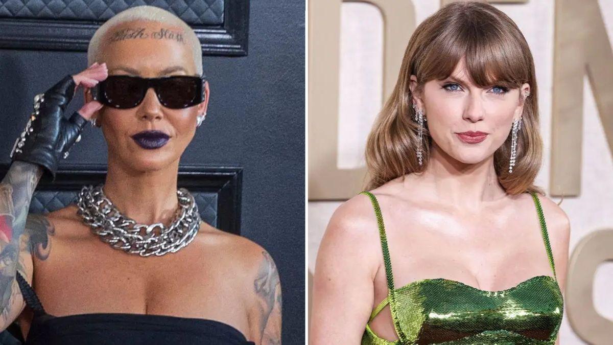 Photo ofAmber Rose said Taylor Swift 'understood' that she wasn't involved in Kanye West's antics.