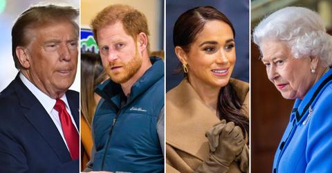 donald trump harry meghan queen