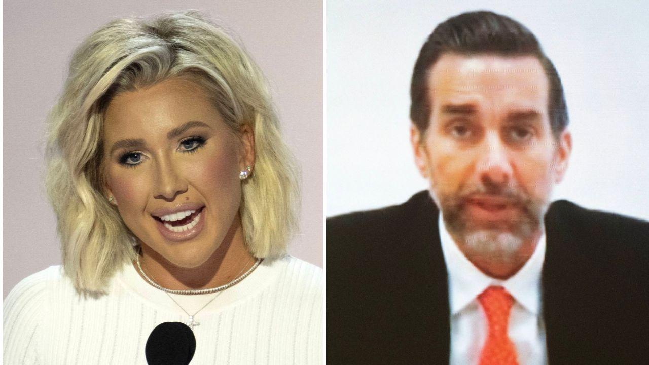split image of Savannah Chrisley and Jason Galanis
